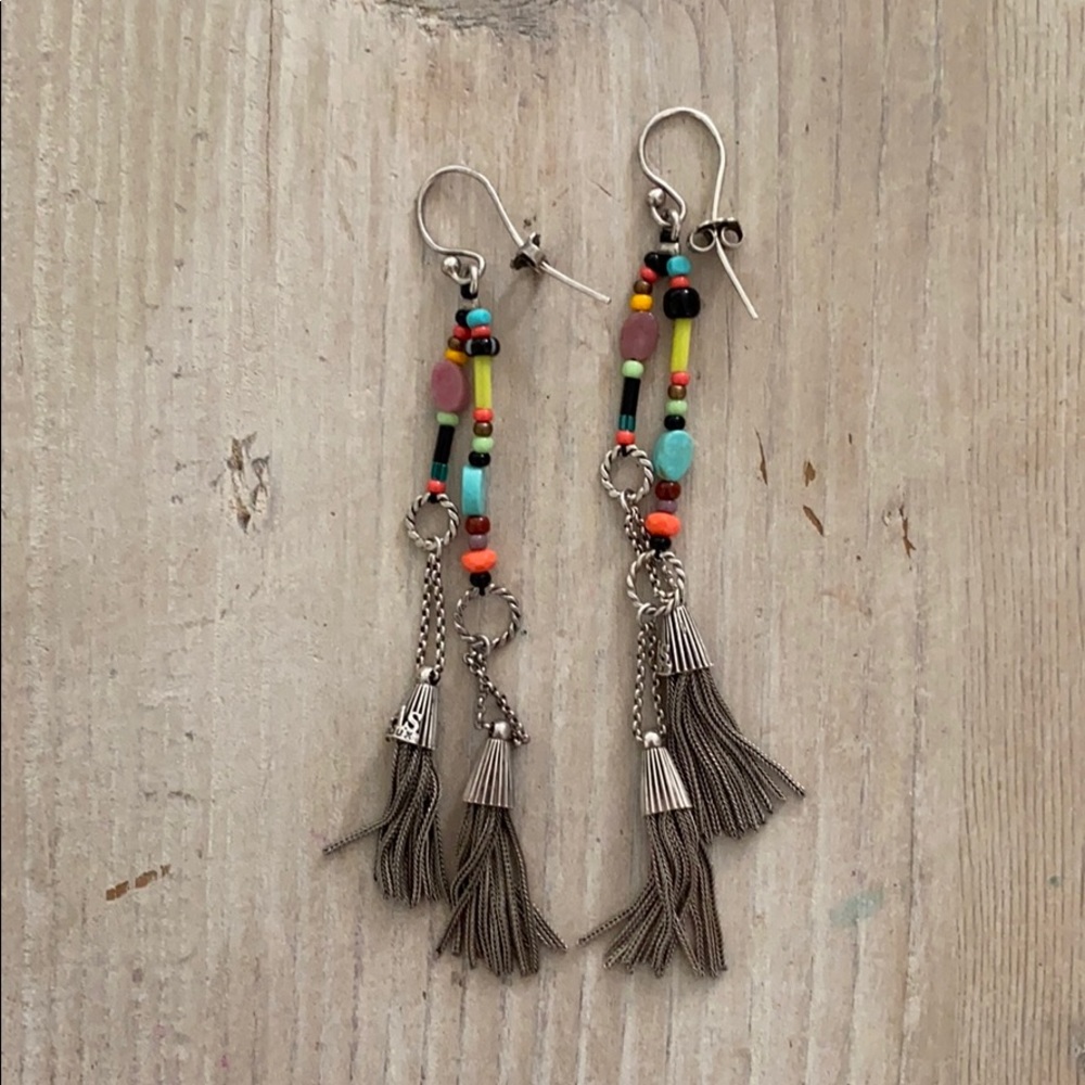 Gas Bijoux earrings set silver with beads